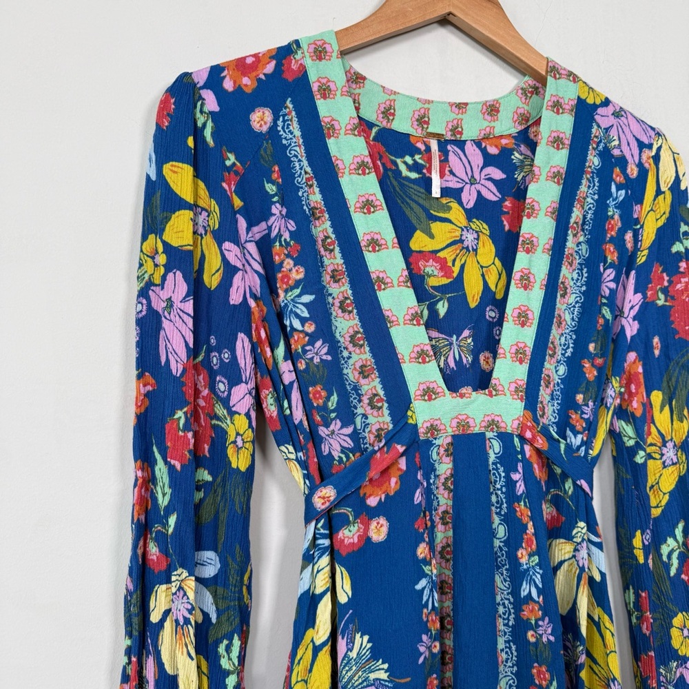 Free People Violet Hill Printed Tunic Top, Size 4, Excellent Condition! - Picture 4 of 15